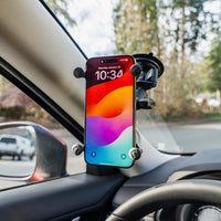 X-Grip Large Phone Mount for Windshield – Twist-Lock Suction Cup, Medium Arm (RAM-B-166-UN10U)