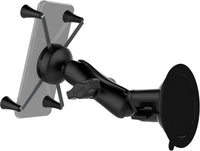X-Grip Large Phone Mount for Windshield – Twist-Lock Suction Cup, Medium Arm (RAM-B-166-UN10U)