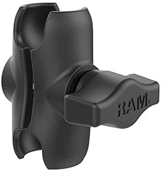 Double Socket Long (6") Arm, Heavy-Duty Articulating Connector for Secure Mounting Compatible with B-Size 1" Ball Components RAM-B-201U-C