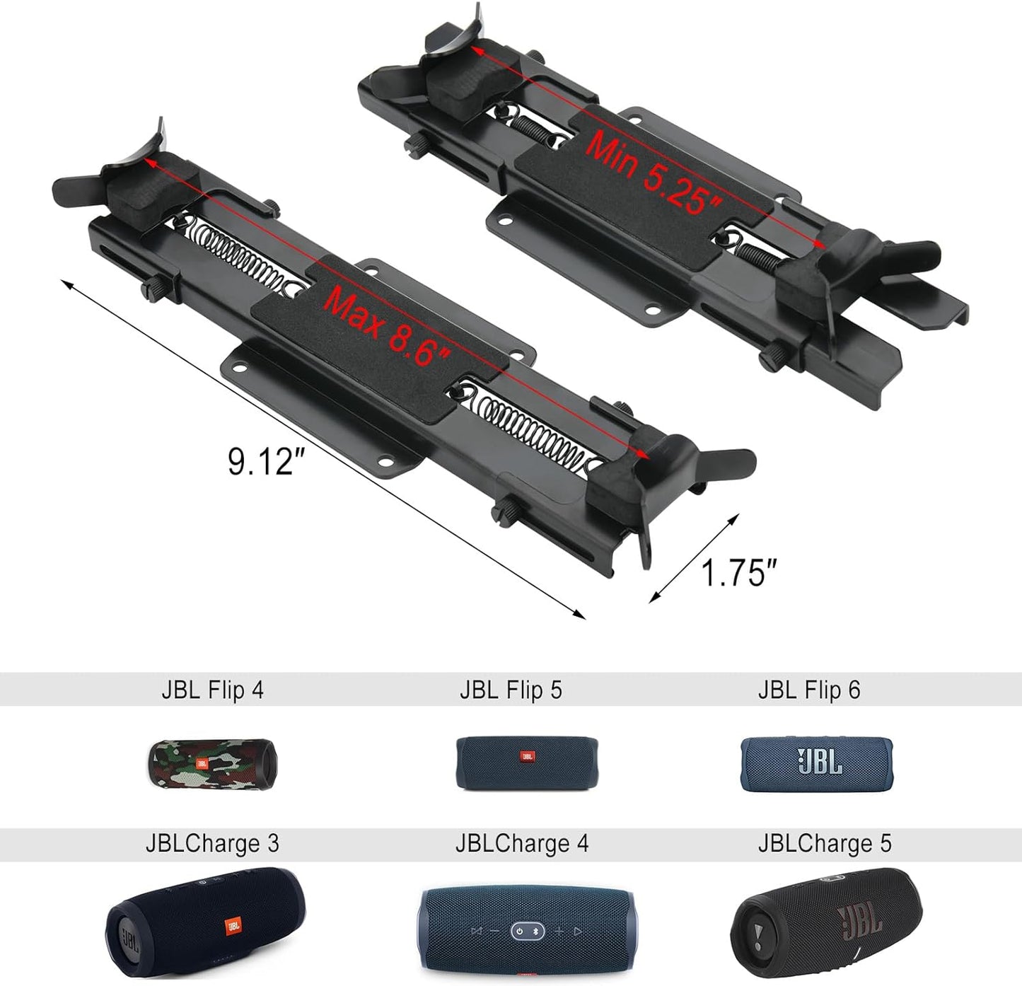 Speaker Mount Wall Mount Ceiling Mount for JBL Charge 4/Charge 5/Flip 6/Flip 5,