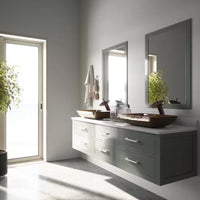 Donatello Artistic Chocolate Brown Glass 23 In. L X 15 In. W X 5 In. H Rectangular Vessel Bathroom Sink