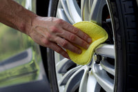 Microfiber Polishing Pad and Cleaning Pads for Car Detailing, 5 Inch Diameter, Yellow, 6 Pack