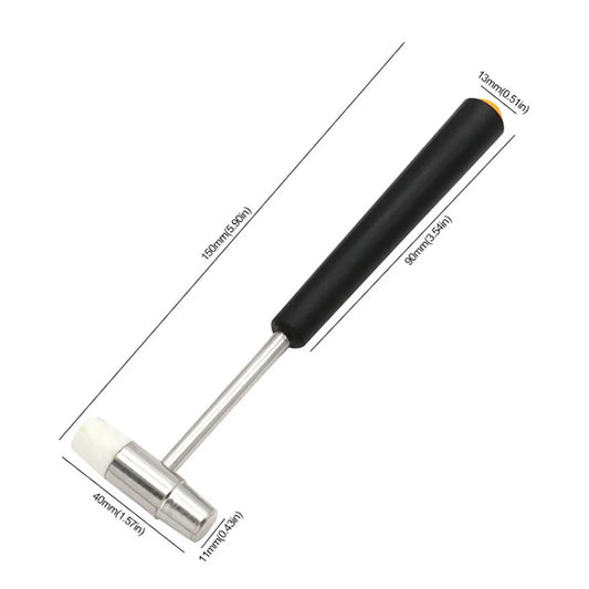 1Pc Mini Hammer Repair Tool Metal Hammer Double Head Portable Hammer for DIY Jewelry Watch Repair Hand Tools