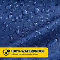 Center Console Boat Cover, Waterproof, All-Weather Protection, Marine-Grade Cover for 20'-21' L & up to 106" W with Strap & Buckle, Mooring & Trailering Boat Cover