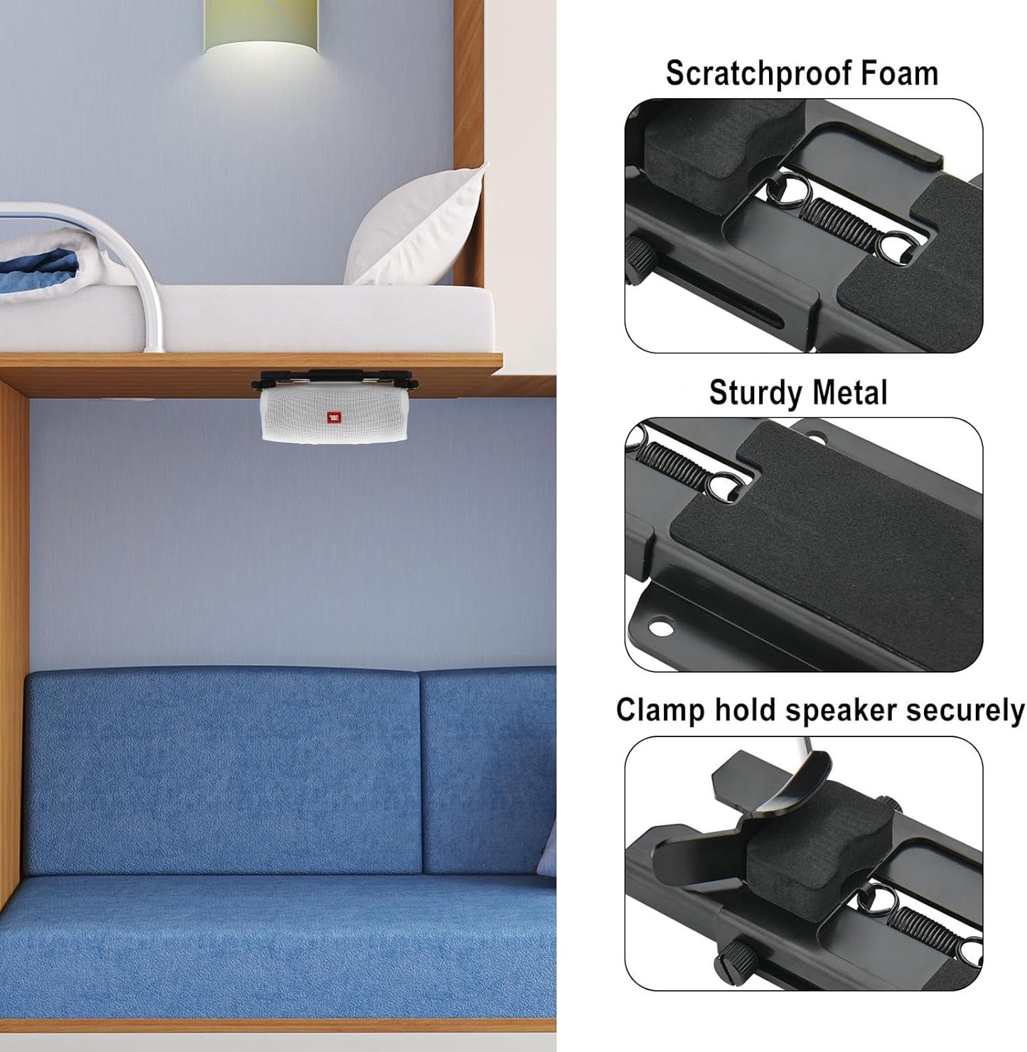 Speaker Mount Wall Mount Ceiling Mount for JBL Charge 4/Charge 5/Flip 6/Flip 5,